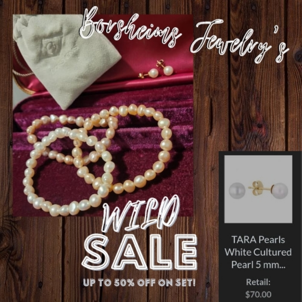 REAL Natural Pearl bracelets & pair of earrings